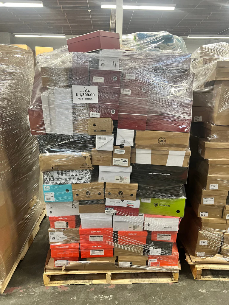 shoes pallets for sale in los angeles